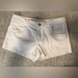 H&M Women's White Jean Shorts